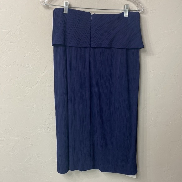 MM. LAFLEUR Montgomery skirt pleat jersey Aegean blue size 4. NWT. - Picture 9 of 12